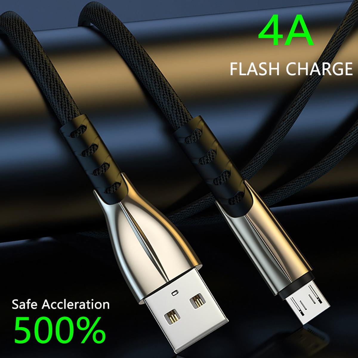 Micro usb fast charging and data transmission cable for mobiles.
