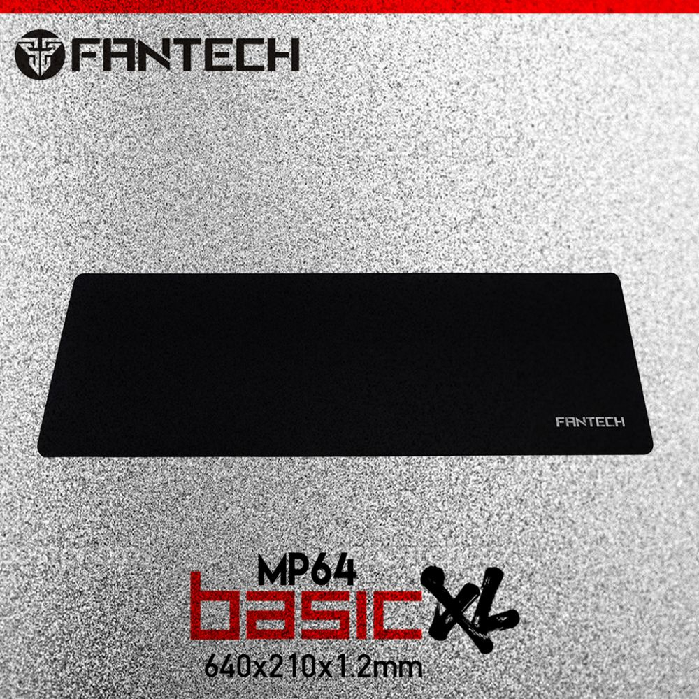 FANTECH MP64 Anti-Slip Large Gaming Mouse Pad - XL Large Mat - Black - 640x210mm price in Pakistan