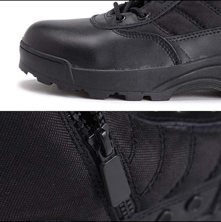 SWAT Hiking MILITARY style LONG SHOES , POLIC LONG SHOES , CAMAL SWAT LONG SHOES, TACTICAL BOOT STRONG WINTER SHOES ANKLE SHOE ARMY STYLE BLACK FOR POLIC MEN AND WOMEN