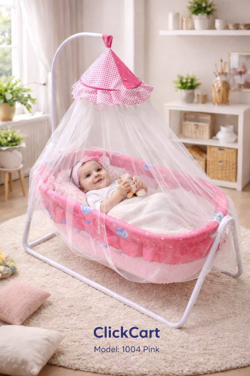 Electric Baby Cradle Bassinet Swing Seat with Bluetooth & Remote Control