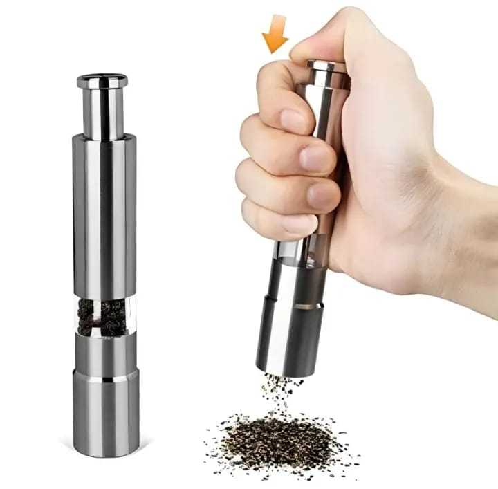 Stainless Steel Salt Pepper Mill