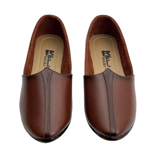Trendy Style Arabic Khusa For Men - Brown Color