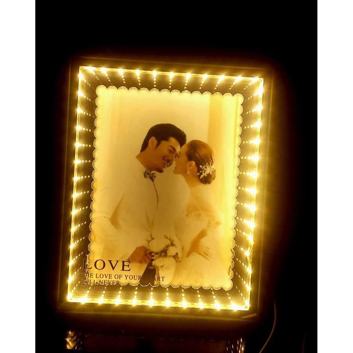 WonderFull Magic Frame With Light Non-Customized Picture Use As Night Lamp Creative Gift for Birthday Celebration Festival Best Decoration Product With High Quality BY QS