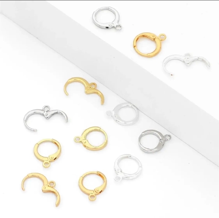 10Pcs And 20 Pcs French Earrings Hook Ear Wire - DIY Earrings Clasp Fitting Base For Jewellery  Making - DIY Accessories And Other