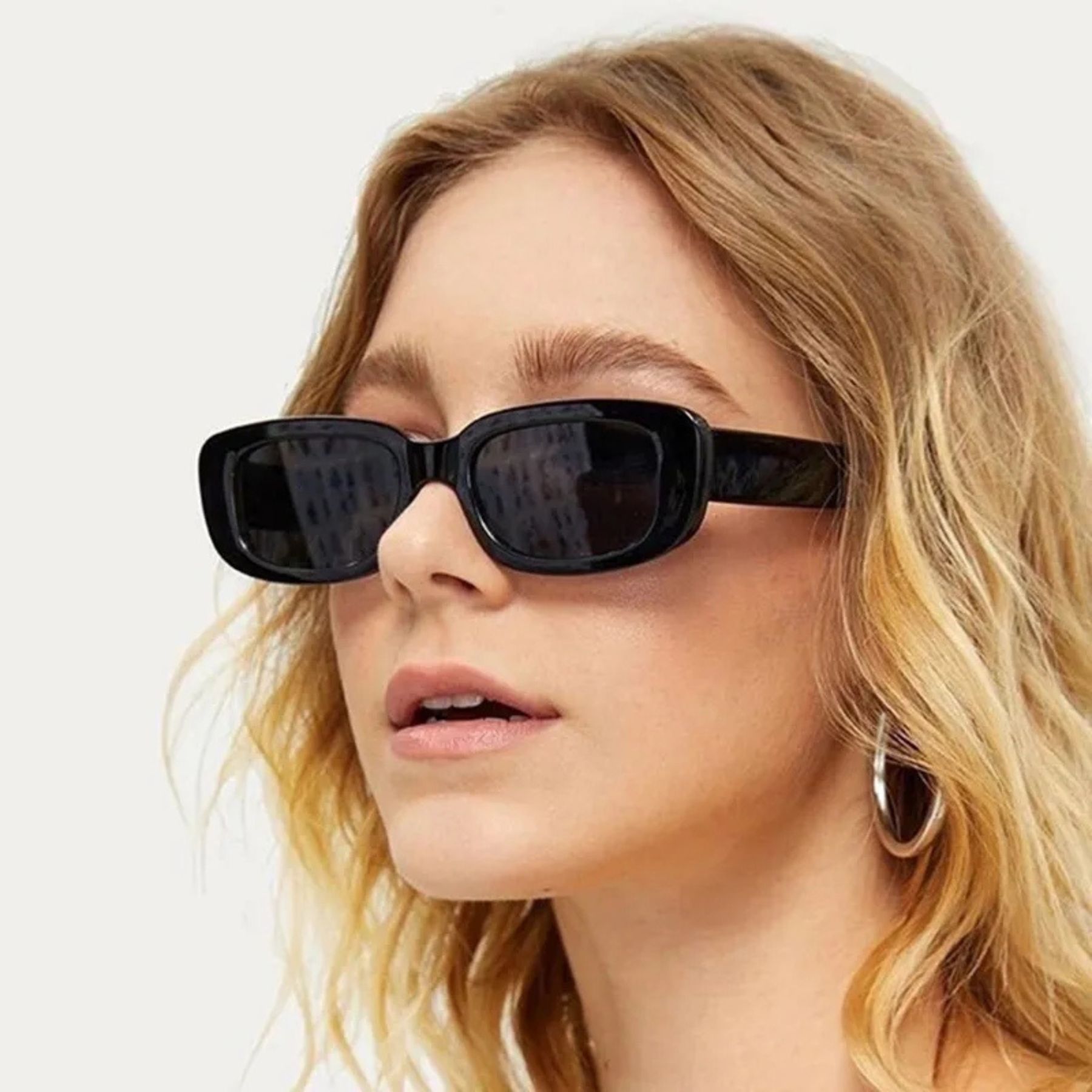 Classic Rectangle Frame Sunglasses for Girls and Boys - Perfect Gift Choice - Lightweight and Durable