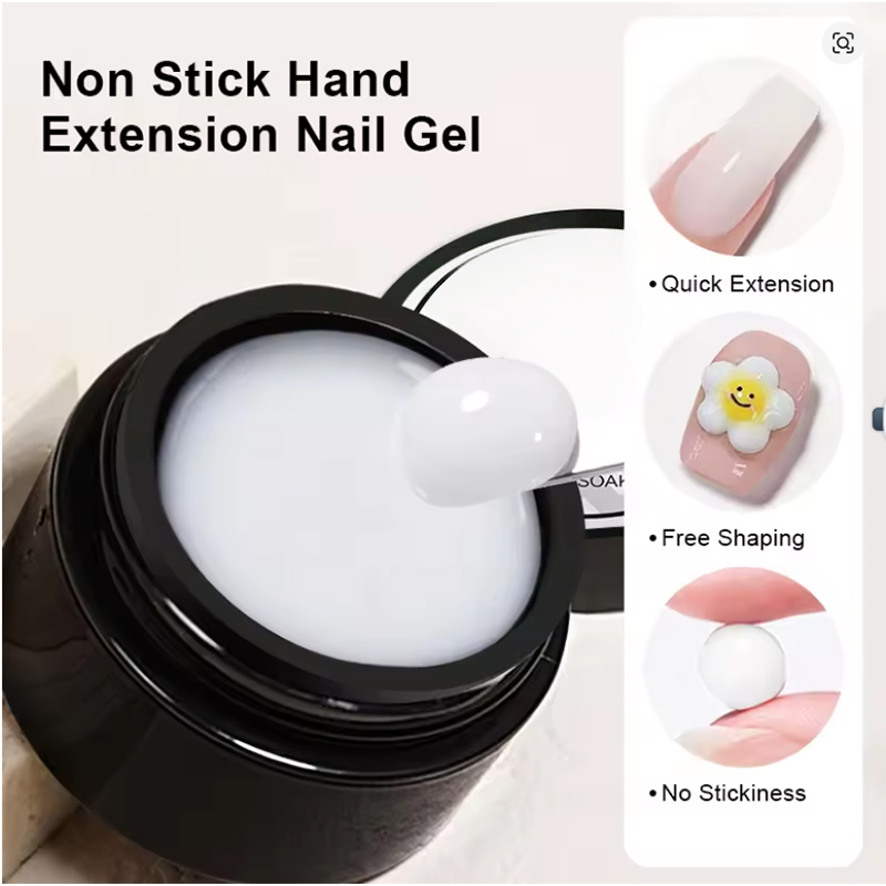 3D Multigel Non Stick Hand Extension Nail Carved Gel Polish 5D Modeling Solid Stereoscopic Carve Shaping
