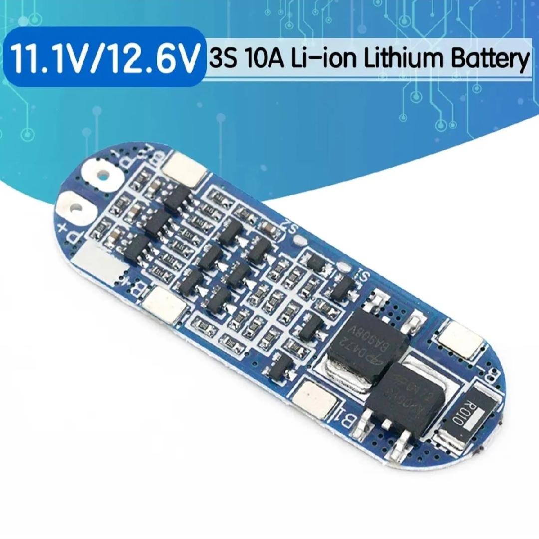 Hx-3s-1 Lithium Battery 3s 12v 10a Charge Protection Board Bms Pcm For 18650 Li-ion Cells Charging