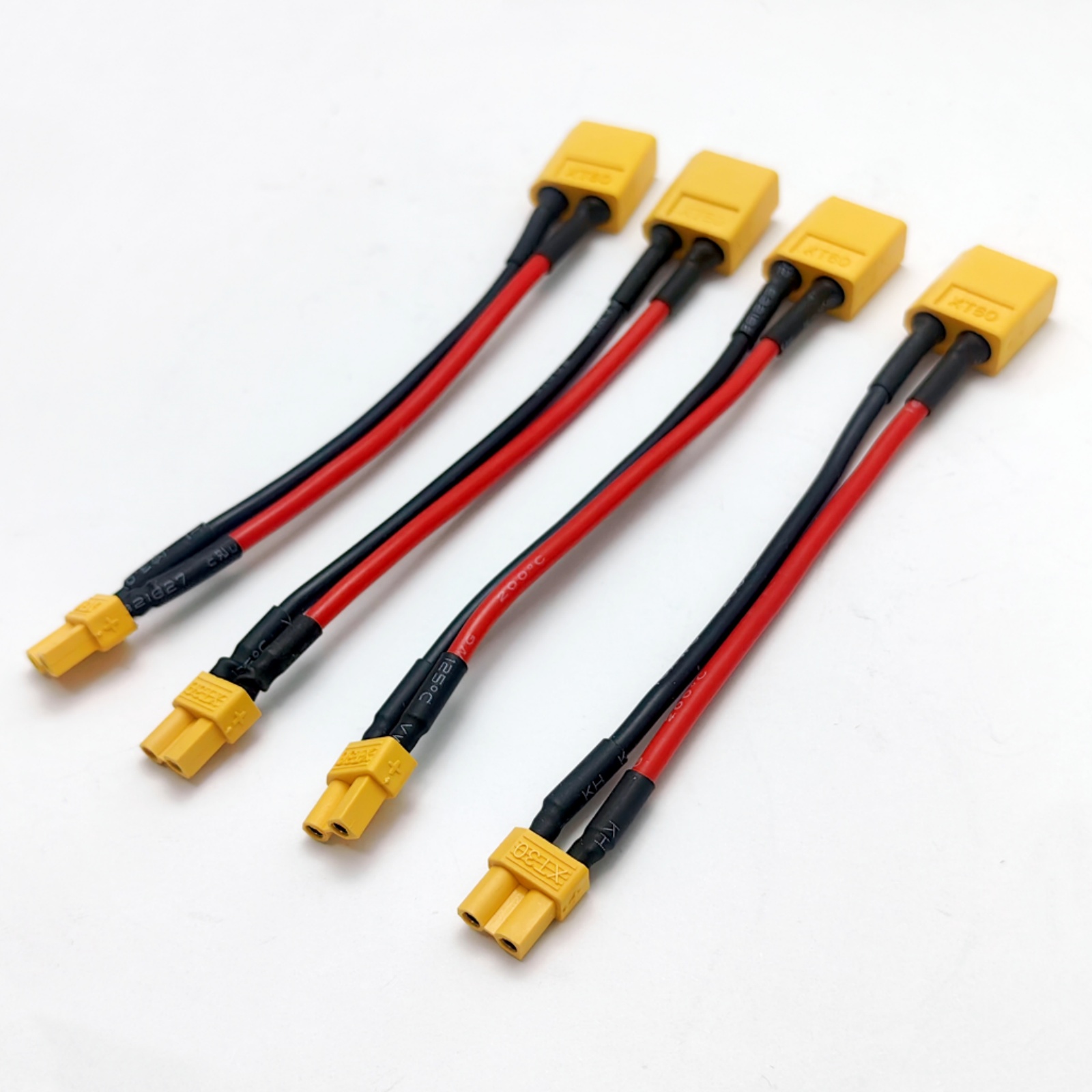 XT60 to XT30 Connector Adapter Male/Female Plug 10CM 16AWG Silicone Wire Cable for RC FPV Quadcopter Parts