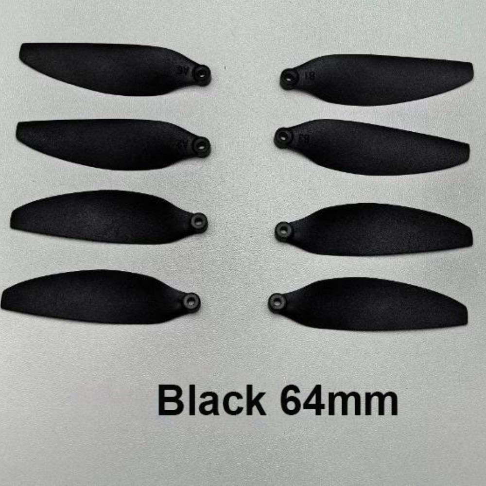 Universal Folding Propeller Plastic 58/64/66/70mm Quadcopter Spare Blade Black Coffee Remote Control Parts Blade Accessories