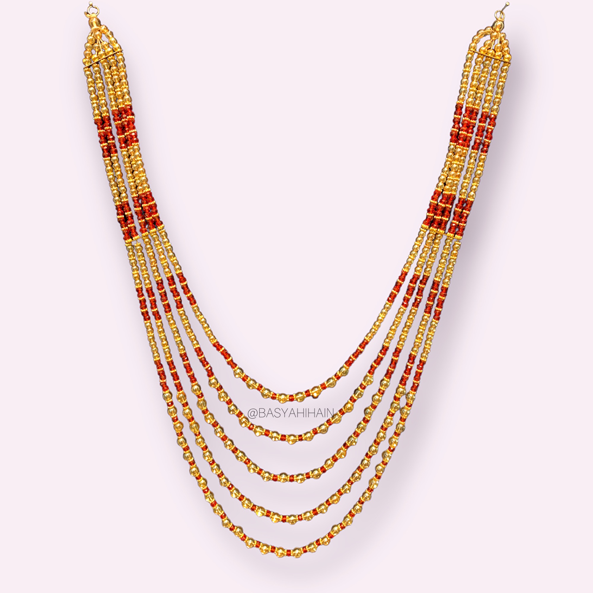 5 Layer Bridal Rani Haar For Wedding & Party Events Available In Different Variants