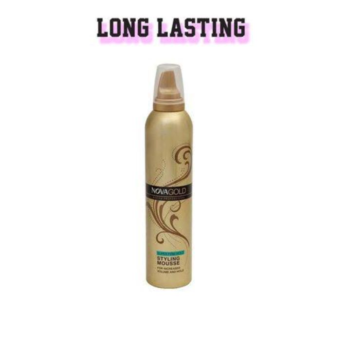 Nova Gold Super Firm Hold Styling Hair Mousse, 200ml