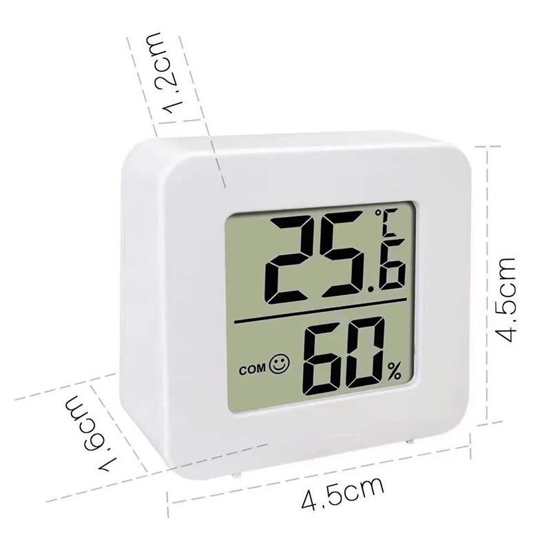 LCD Digital Thermometer Hygrometer Indoor Room Electronic Temperature Humidity Meter Sensor Gauge Weather Station For Home