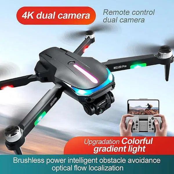 RG100 Pro HD Wifi Camera Drone with Obstacle Avoidance & Brushless Motors with also carry bag
