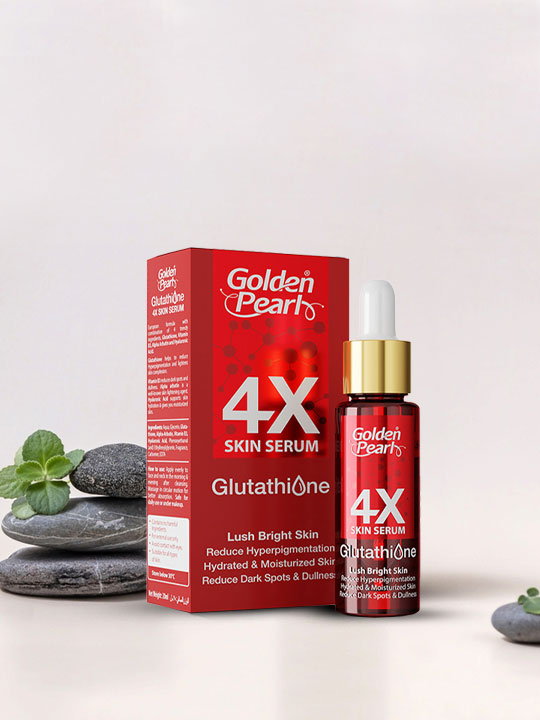 pearl glutathione Get Lush Bright Skin with our 4X Skin Serum! , The amazing formula for all  skin types, Glutathione which helps to reduce hyperpigmentation and  lightens skin complexion., Vitamin B3 reduces dark spots main image 1