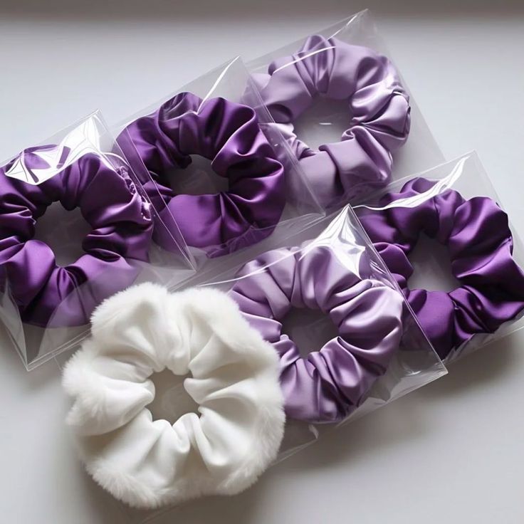 Scrunchies for Girls High-Quality Silk Premium Hair Bands Pack of 1