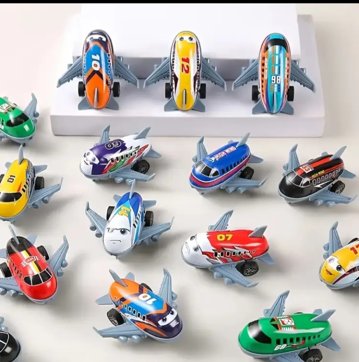 mini pull back metal plane for kids toys plane metal meterial mini metal toys plane idial for kids gifting