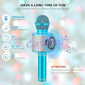 Wireless Karaoke Kids Microphone