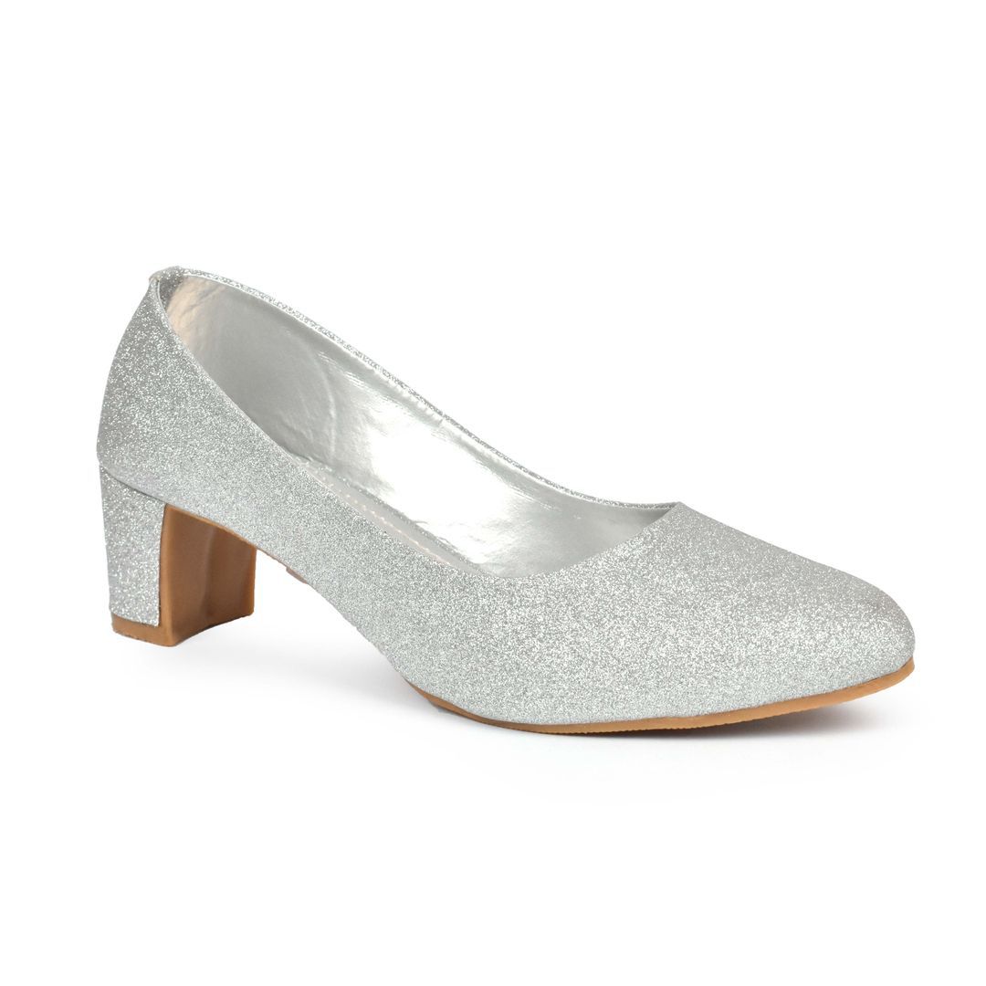American Coat Shoes Block Heel Pumps for Women, Synthetic Leather