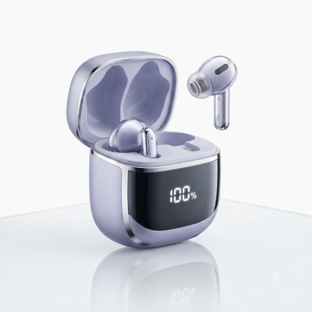 LED Display TWS Wireless Earbuds, Bluetooth Headphones with Digital Battery Indicator & Wireless Bluetooth Earphones