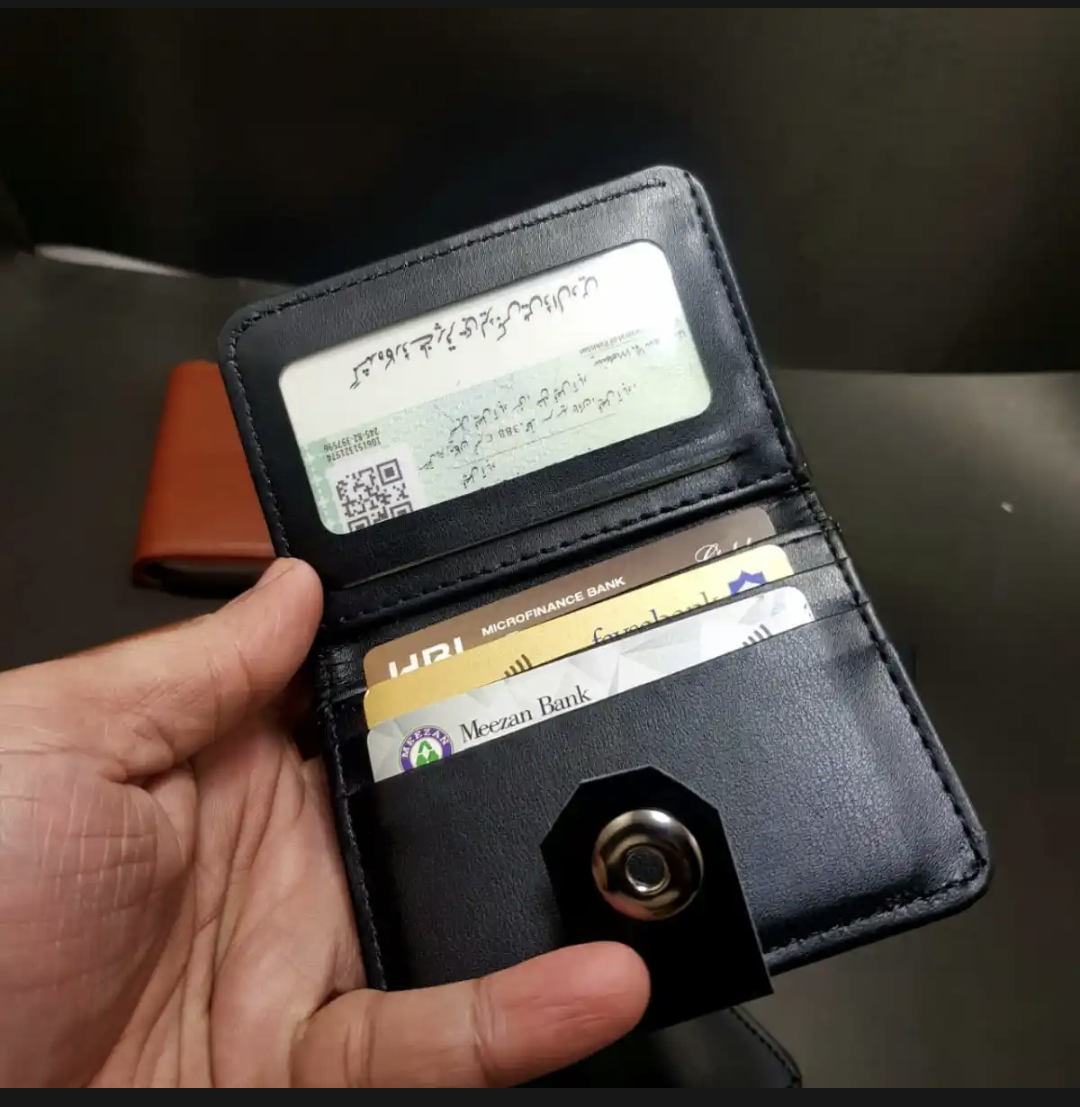 MInimool Button closure Wallet For Men and Women Slim and Smart Multi Slots Card Holder Stylish Branded Mini Purse For Men Best Wallet Gift For Loved Ones