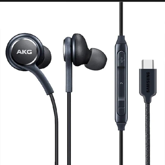 AKG Samsung Handsfree - USB C Type Jack - High Quality Deep Bass / Sound - Samsung Earphones - Headphones - Handfree