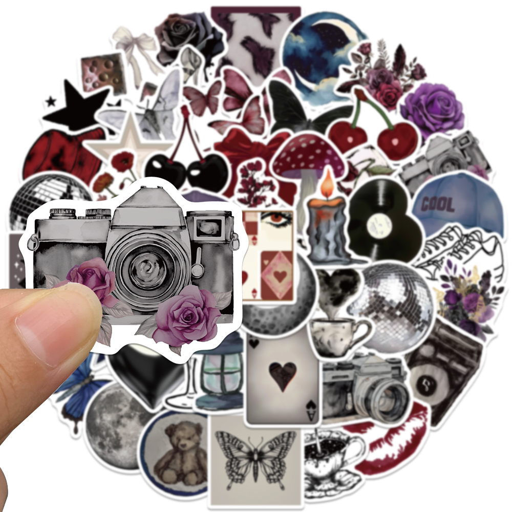 25 pc Aesthetic Pinterest Adults Stickers Y2k Cool  Stickers  Decoration Suitcase Phone Helmet Phone Laptop Statinary cute Decals