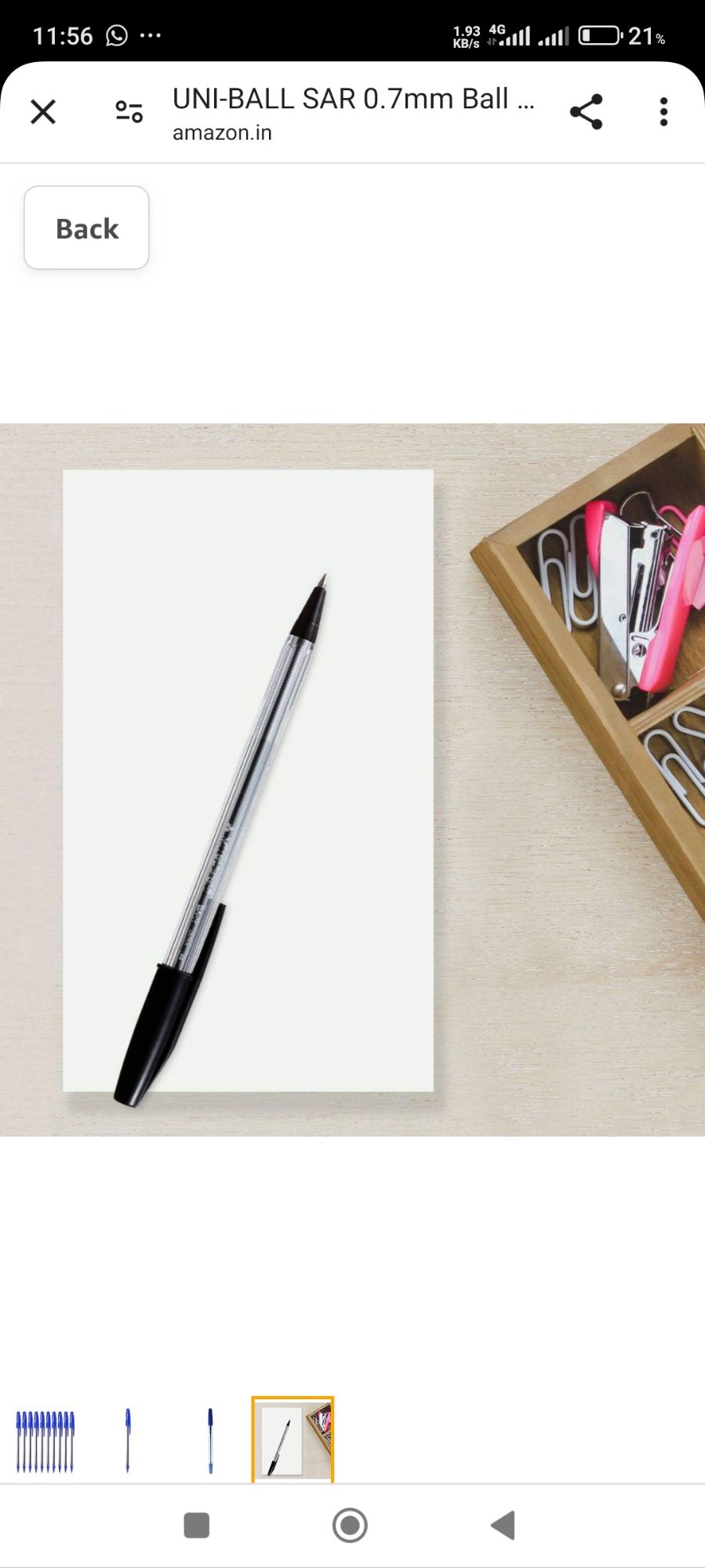 UNI BALL SAS original ballpen nib (pack of 3) imported from