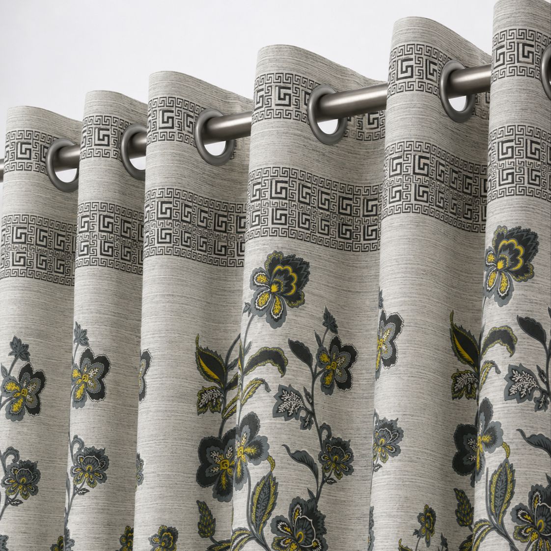 Premium Quality Italian Curtain (Parda) For Home Decor Elegant & Fancy Curtain With Ring(Eyelet) For Windows (1Pc Curtain)