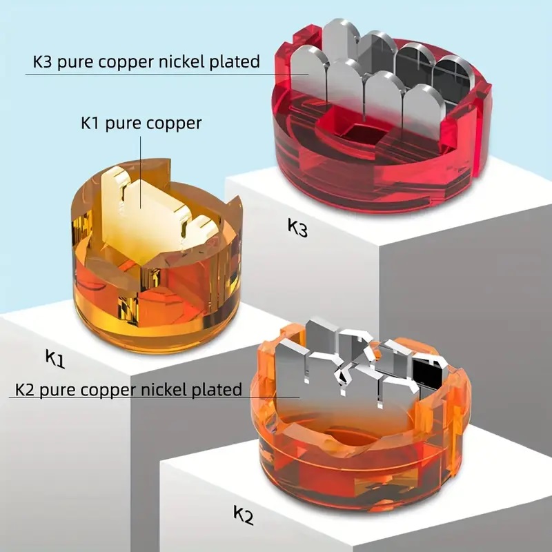 100Pcs/Pack K1 K2 K3 Connector Crimp Terminal Wire Connection Rj45 Ethernet Cable Connector Telephone Line Terminal