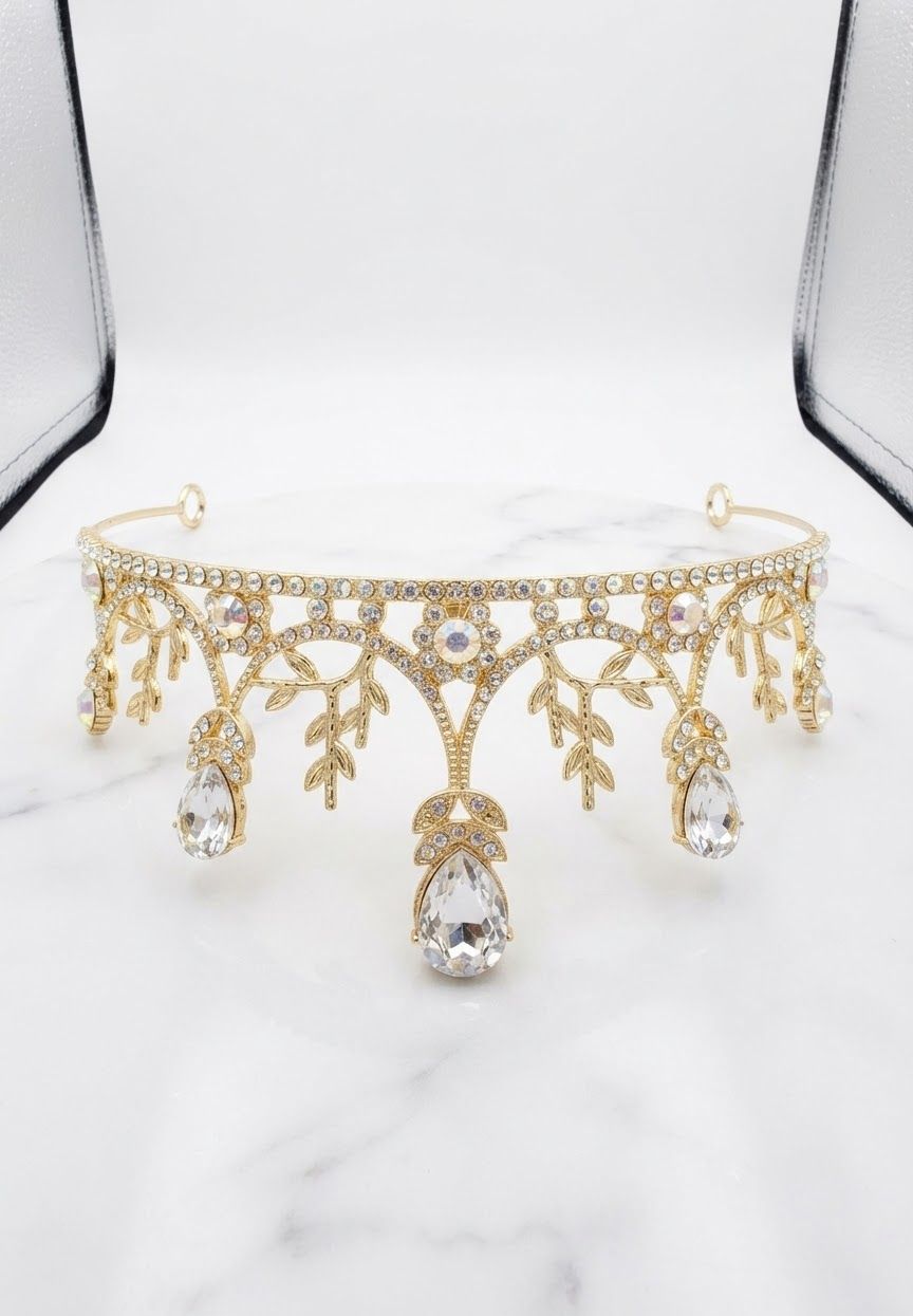 Cute Rhinestone Mini Tiara for Baby Photoshoot & Birthdays