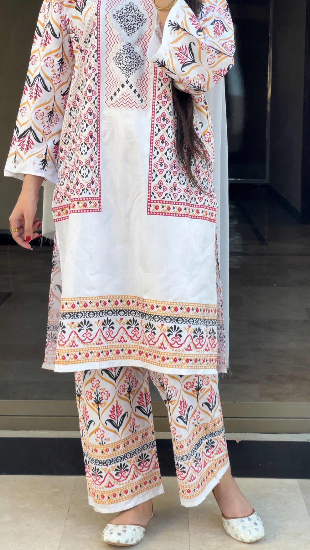 Samar's Fashion Summer Trendy New Arrival Stitched Fashionable Multicolor Printed 2pc Dress For Women and Young Girls
