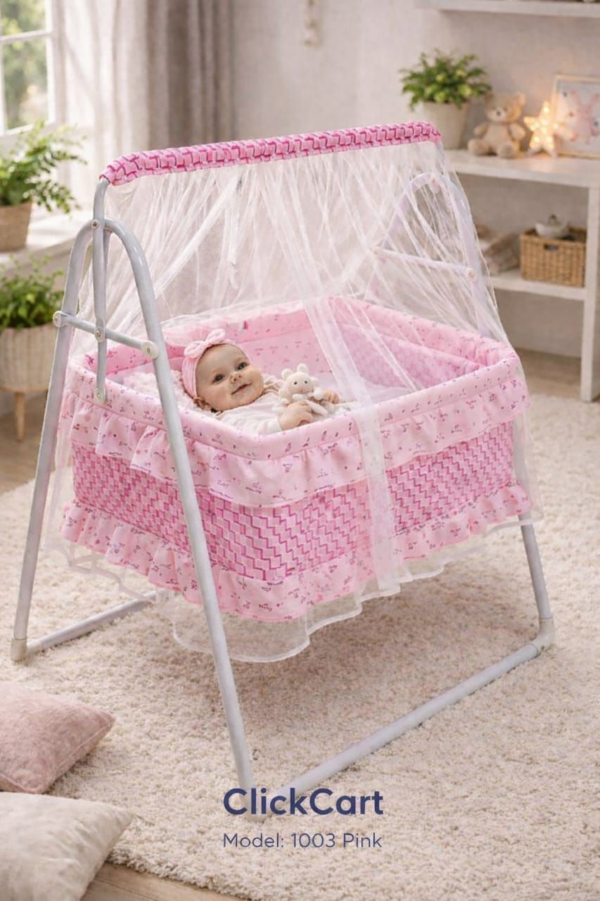 Electric Baby Cradle Bassinet Swing Seat with Bluetooth & Remote Control