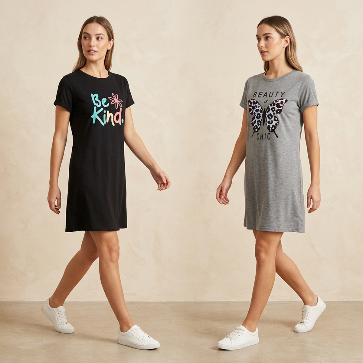 Long T Shirt for Girls and Women Stylish Casual Comfortable Summer Wear Top