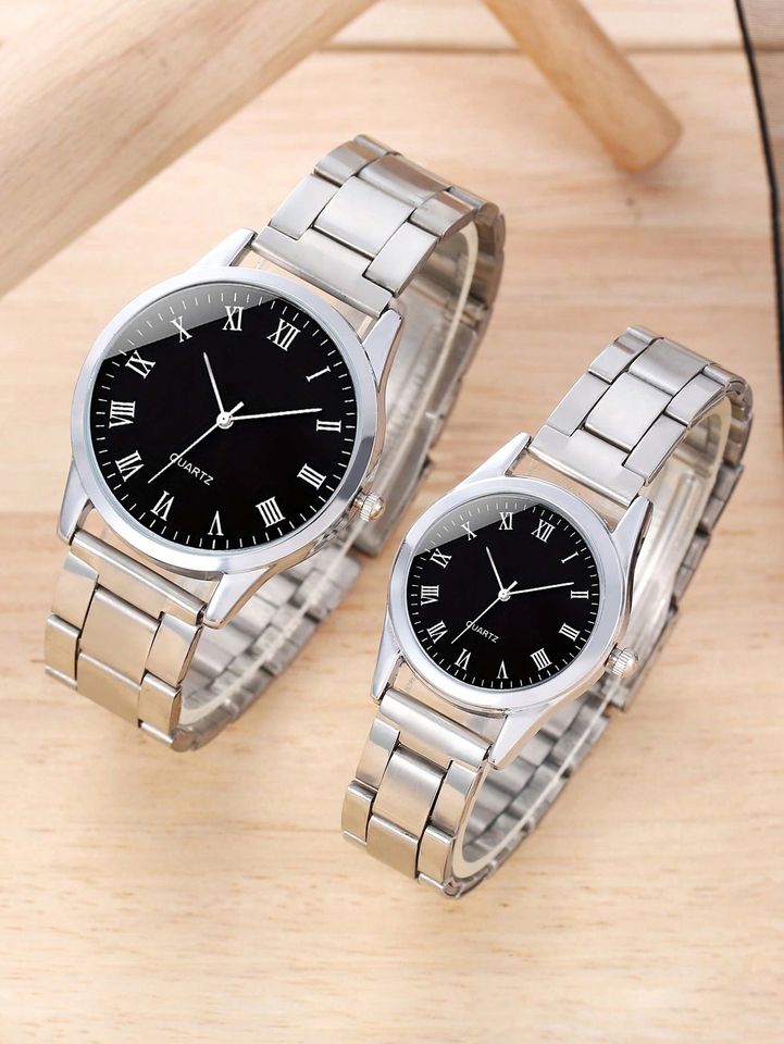 Watch - Fashion Square Watch Women Silver Watches Stainless Steel Band Quartz Wristwatches Ladies with bracelet set | Round watch | Rectangular Watch