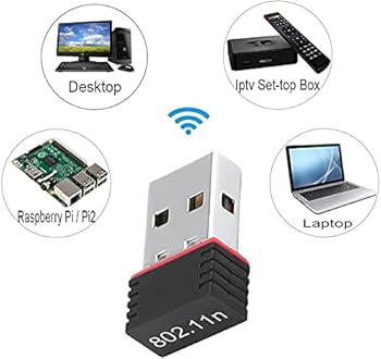 USB WiFi Adapter 802.11n Wireless Network Dongle for PC & Laptop | High Speed Mini USB WiFi Receiver | No Brand price in Pakistan