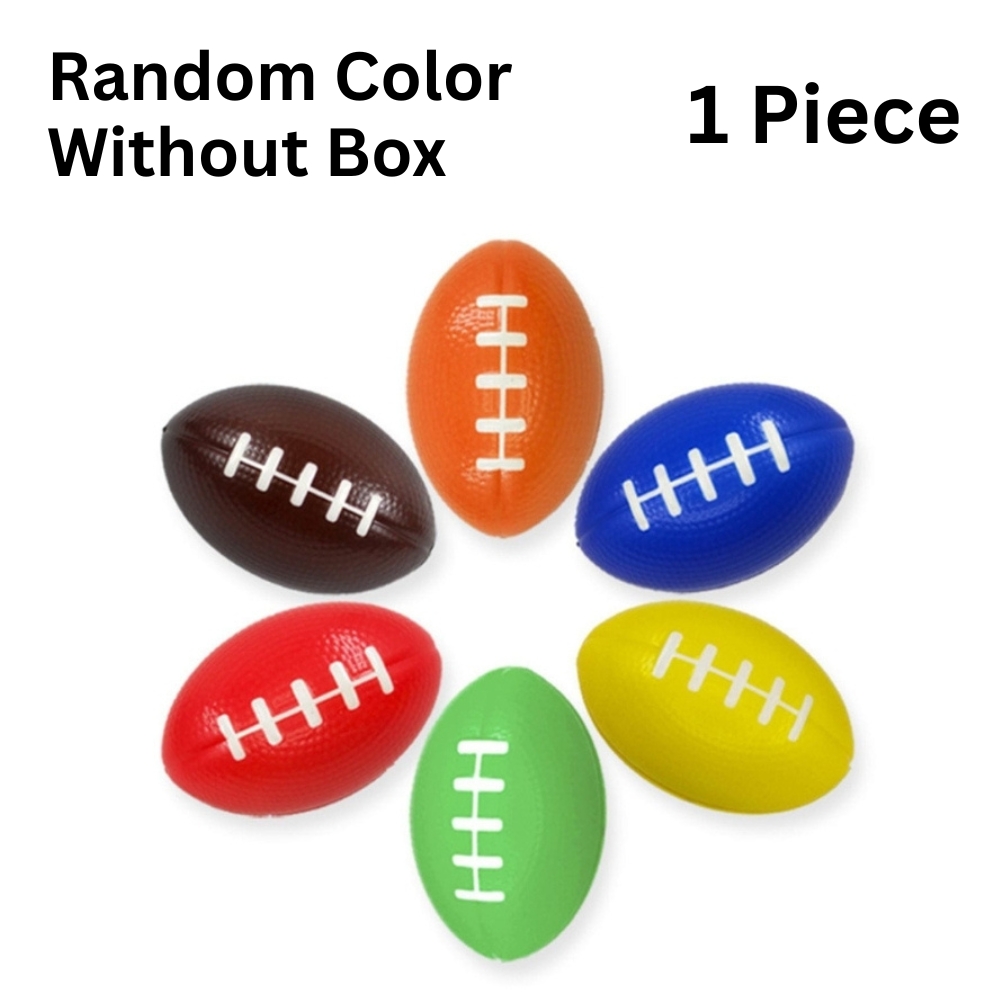 Medicare Physio Ball, 1 to 4 Pcs, Rugby Shaped Stress Relief Ball, Rugby Squishy Stress Relief Ball, Squeeze Ball, Imported Physio Ball, Hand Strengthening exercise, Hand Rehabilitation Exercise, Mini Football Sports Stress Ball, Made in Taiwan