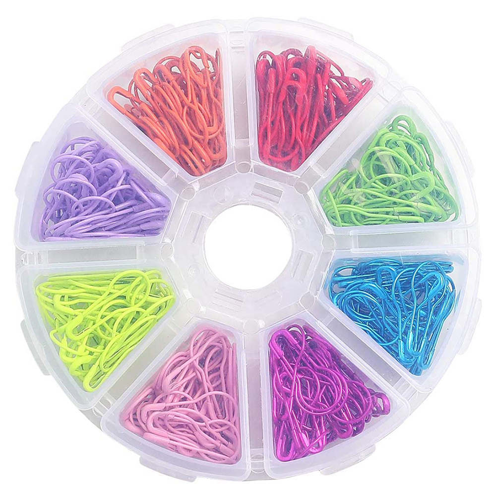 Safety Pins Assorted, 340-Pack 5 Different Sizes Large Safety Pins Heavy Duty Safety Pin Clothes Pins Small Safety Pins Sewing Jewelry Making Arts Cra