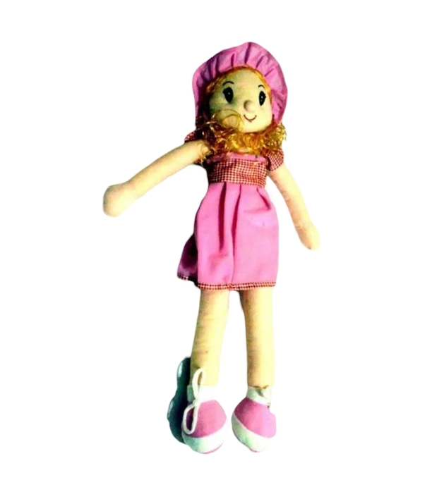 19-Inch Washable Soft Doll for Kids - Stuffed Toy Candy Doll with Beautiful, Colorful Blonde Hair (Random Color) for Children