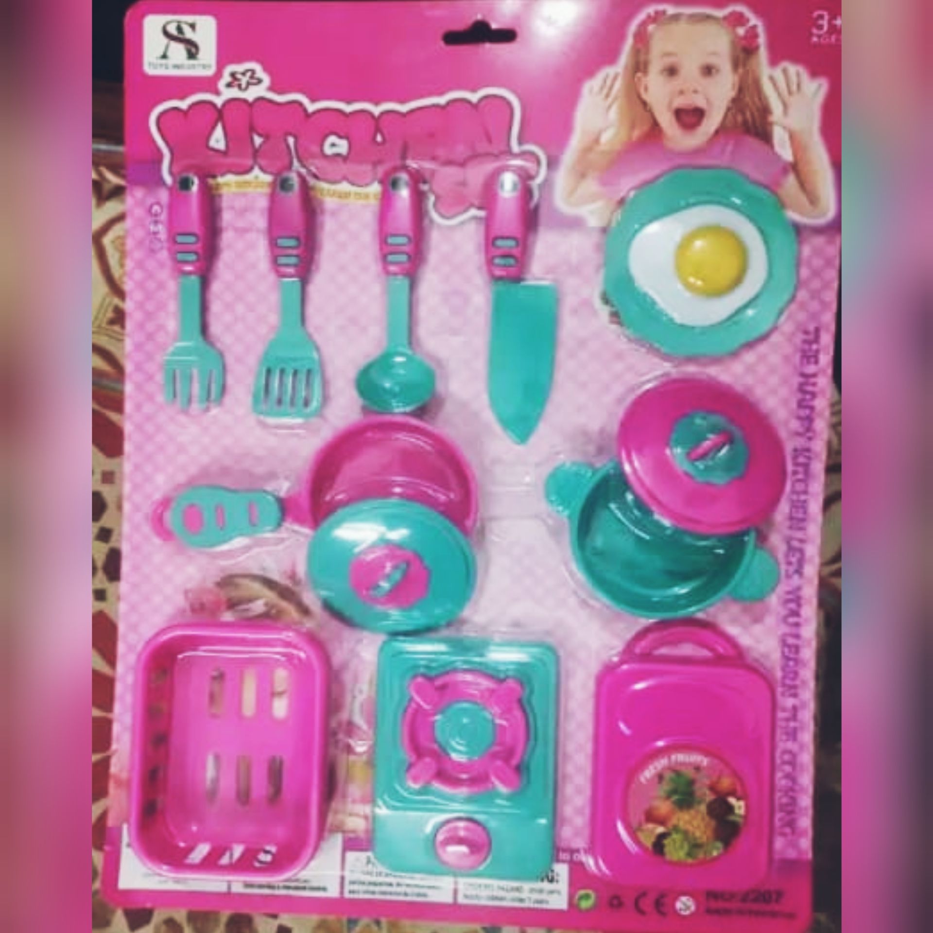 KALRI SHOP Kitchen toy set for kids 6 pieces Kitchen toy Set for Girls