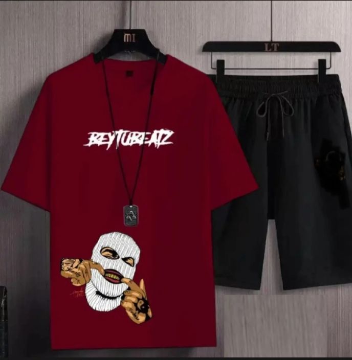 New Summer Printed T-shirt and Short For Boys & Men