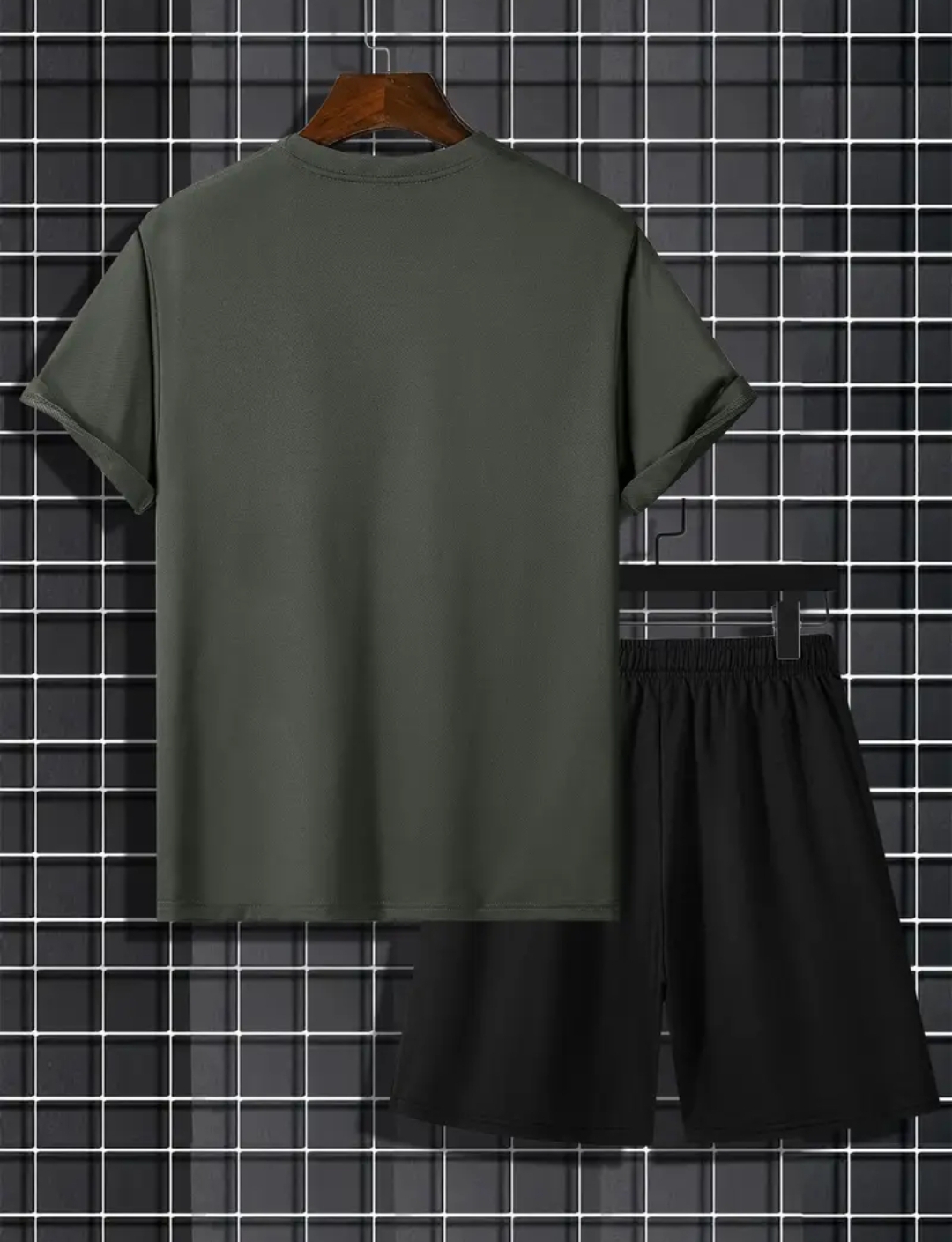 Balance Men's Summer Tracksuit - Casual T-Shirt and Shorts Set for Men