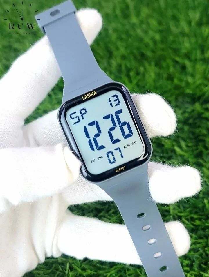 New Fashion LED Digital Electronic Mens Women Student Outdoor Waterproof MultiFunction Astronaut Alarm Clock Stop Watch