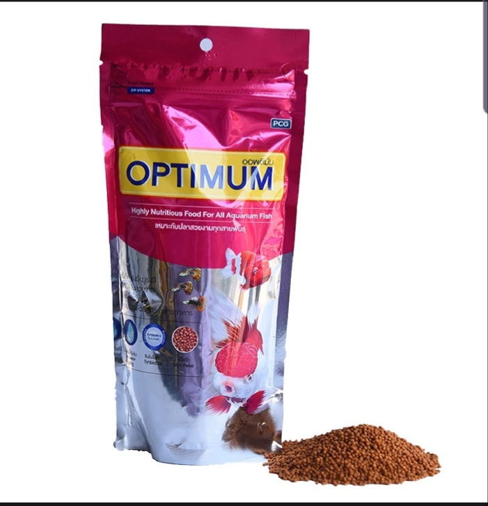 Optimum Fish food 100gm-high quality food-By Water Zoo
