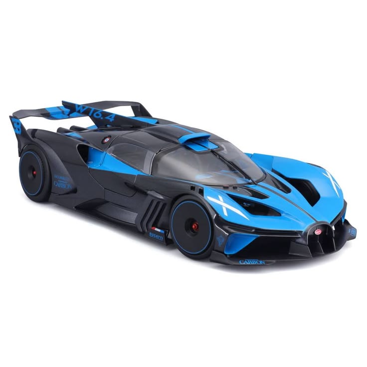 Bugatti Bolide Diecast Toy Car 1:64 Scale Metal Model Car for Kids & Collectors | Mini Sports Racing Car Pull Back Vehicle Toy | Premium Hypercar Design