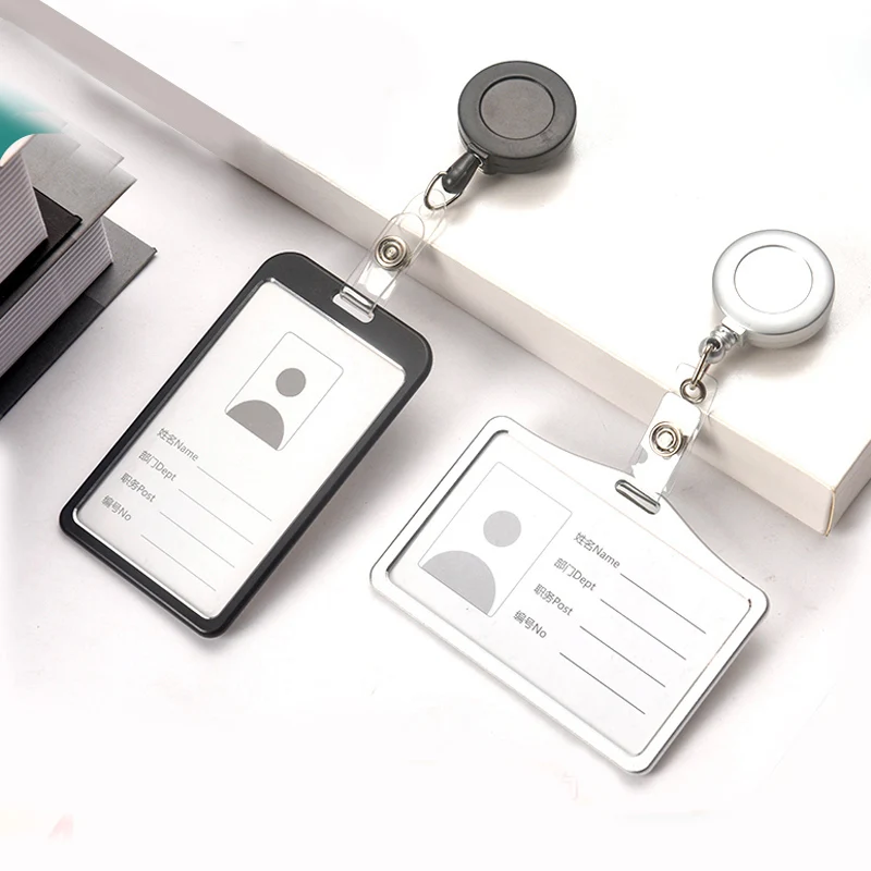 New Multifunctional Card Holders/ID Card Protectors without Lanyard - Durable Business/Travel Wallet Accessory
