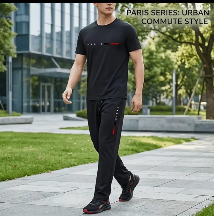 NEW TRENDY 🔥 D T F (STRONG & UNBREAKABLE REFLECTOR PRINTED) SUMMER TRACKSUIT FOR MEN _ SOFT AND COMFORTABLE FABRIC SUMMER TRACKSUIT FOR MEN - PREMIUM T SHIRT AND TROUSER SET PRINTED SUMMER TRACKSUIT FOR MEN_TRACKSUIT FOR BOYS. ( MULTIPLE COLORS)