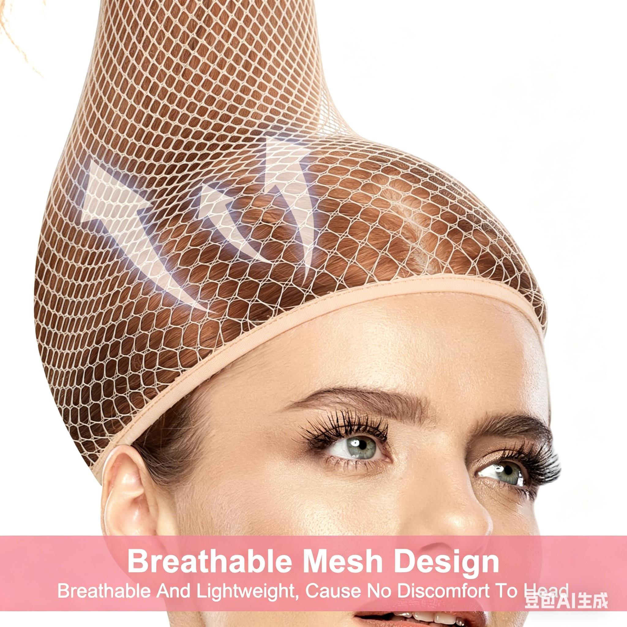 Unisex Non Slip Breathable Fishnet Hair Mesh Wig Cap, Soft Stretchy Wig Accessories Perfect For Long Thick Hair, Multi-Use Hair