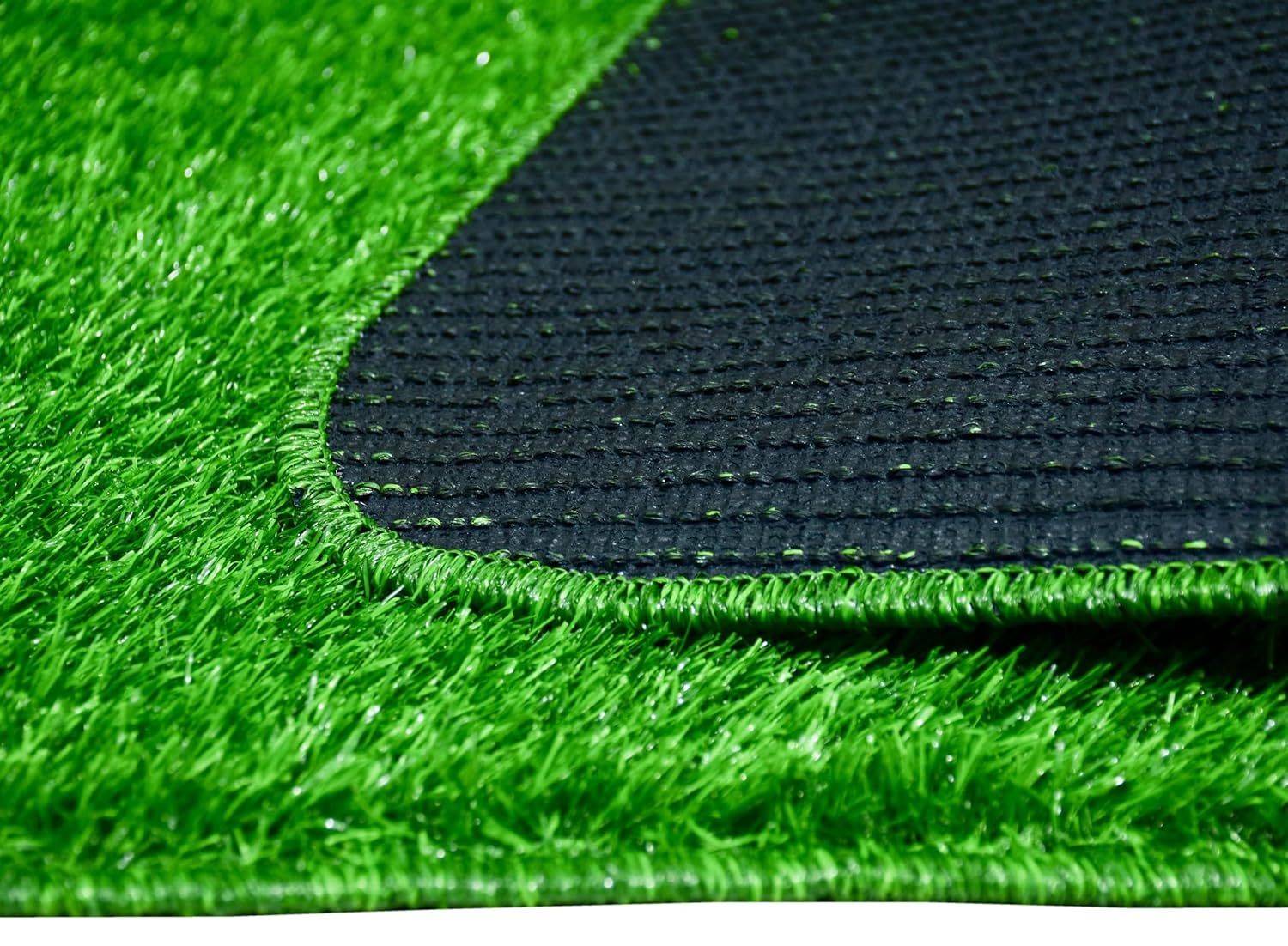 Premium Artificial Green Grass Rubber Door Mat (Small 38cm x 58cm) (Medium 48cm x 68cm)