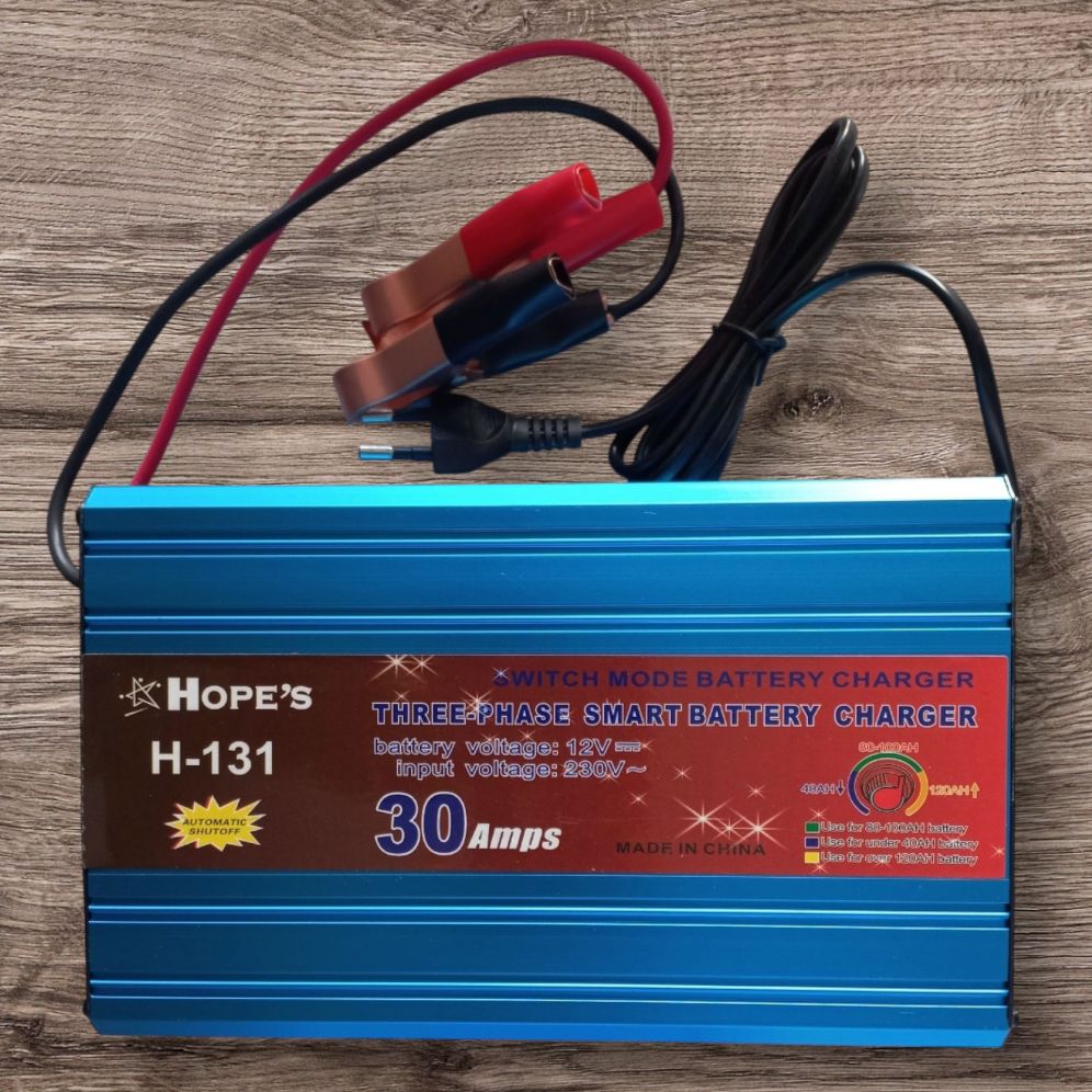 Three Phase Smart Battery Charger 30 Amp Switch Mode Battery Charger