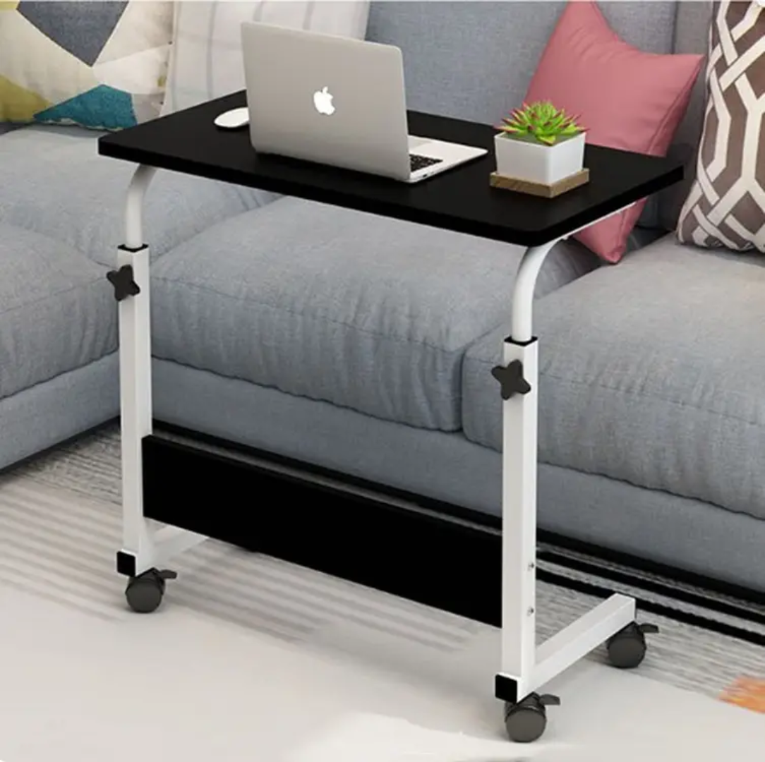 Adjustable Height Laptop Table, Computer Table, Gaming Table, Study Table, Tables with storage Shelves, Side Table, Bed Side Table, available in 8 colors Combinations, Modern Computer Table, Writing Table,Study Table, Size (27 inch Length, 16 inch Width)